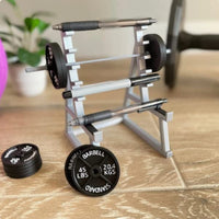 Barbell Desktop  Pen Holder
