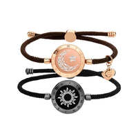 Sun-Moon Smart Sensing Couple Bracelets
