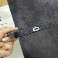 Monochrome Black Lips iPhone Case