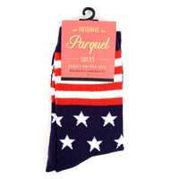 American Flag, Stars & Stripes Novelty Socks