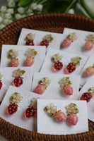 Handmade Japanese Strawberry Earrings