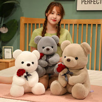 Lovely rose Hug Plush Teddy Bear