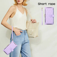 Crossbody Zipper Wallet Samsung Phone Case