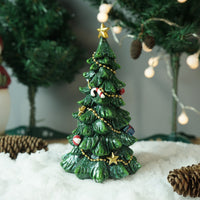 Décoration d'arbre de noël, artisanat en résine pour salle de maison