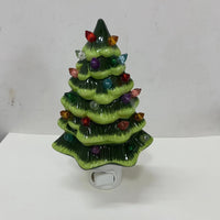 Luces nocturnas de cerámica para árboles de Navidad