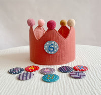 Korean Ins Style Children's Birthday Hat Crown Ball Party Theme Hat Photography Photo Props