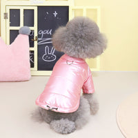 Waterproof Jacket Teddy Clothes Dog Autumn And Winter Puffer Jacket