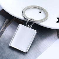 Stainless Steel Locket Keychain
