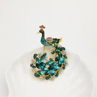 Broche De Pavo Real Moda Retro Europea Y Americana