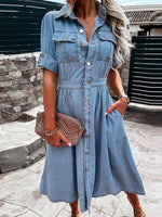 Slim-fit Denim Dress