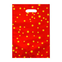 Solid Color Gold Star Aluminum Film Party Favor Gift Bags (10 Pcs)