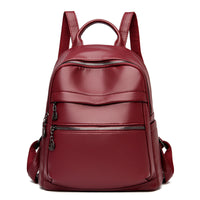 Sac à dos de voyage simple en cuir PU