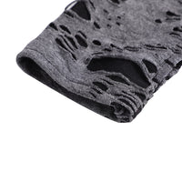 Halloween noir gris Style Punk Cos accessoires de Costume gants de doigt