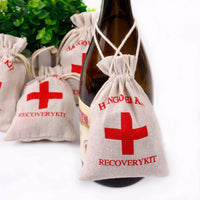 Hangover Recovery Kit Drawstring Bags