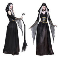 Costume d'horreur de sorcière Vampire foncé, COS, mascarade, spectacle de fête, Costume d'Halloween