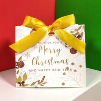 Christmas Candy Box Gift Bag Bronzing