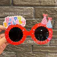 Birthday Glasses Xiaohongshu Same Style Internet Celebrity Funny Photography