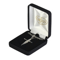 Stainless Steel Sword Cross Necklace