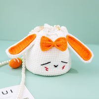 Strawberry Rabbit Hand-woven Bag
