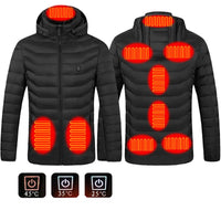 Electric Thermal Heated Winter Jacket (Mens)
