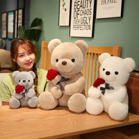 Lovely rose Hug Plush Teddy Bear
