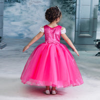 Navidad Cos Zhongda faldas para niñas vestido de princesa Ailo de la Bella Durmiente