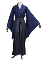 Cotton Kimono Kendo Pants Anime COS Women's Suit