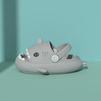 CHEDOIR petit requin bidirectionnel enfants pantoufles été fille fond souple mignon dessin animé bébé sandales femmes