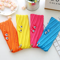 Trousse à crayons zippée de grande capacité par pièce