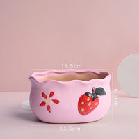 Cute Strawberry Thumb Basin