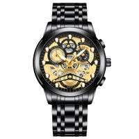 Montre d'affaires creuse non mécanique (hommes)