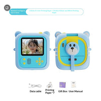 Polaroid Kids Camera With Cartoon Design And High-definition Color Printing