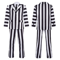 Costume Beetlejuice Cos, vêtements de Cosplay Michael Keaton