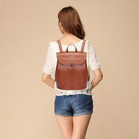Bolsos tipo mochila de cuero para mujer