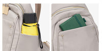 Mini sac à dos léger en tissu Oxford simple et à la mode