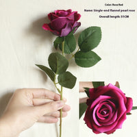 Valentine's Day Flannel Rose Fake Flower Photography Flower Shop Decorations