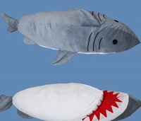 Plush Shark Sleeping Bag
