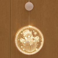 Pequeñas linternas decorativas LED navideñas en habitaciones