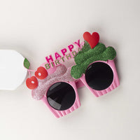 Birthday Glasses Xiaohongshu Same Style Internet Celebrity Funny Photography