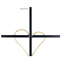 Dicksons - Wall Cross With Gold Heart