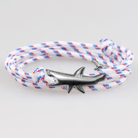New Taobao AliExpress Hot Sale Vikings Miansai Style Shark Bracelet Gun Black Boat Anchor Fishhook