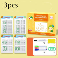 Interesting Children's Pen Control Training This Kindergarten Erasable Paper