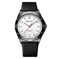 Simple Unisex Round Silicone-band Couples Watch Waterproof