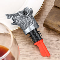 Wild Boar Head Bottle Pourer
