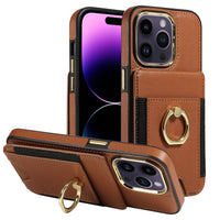 Leather iPhone Wallet Case