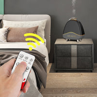 Ultrasonic Flame Wood Grain Aroma Diffuser