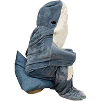 Sac de couchage à capuche super doux Shark Blanket