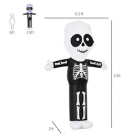 10ft Halloween Inflatable Skeleton Ghost Decoration, LED Lighted For Home Indoor Outdoor Garden Lawn Decoration Party Prop