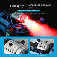 Remote Control Spray Car With Light Drift Variable Speed Toy