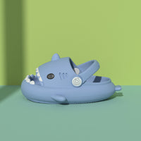 CHEDOIR petit requin bidirectionnel enfants pantoufles été fille fond souple mignon dessin animé bébé sandales femmes